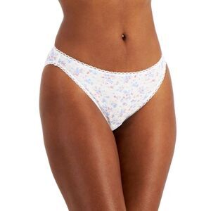 Charter Club 2-Piece Everyday Floral Cotton Bikini Underwear Set,Size XL